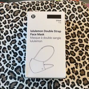TWO Lululemon Double Strap Face Mask